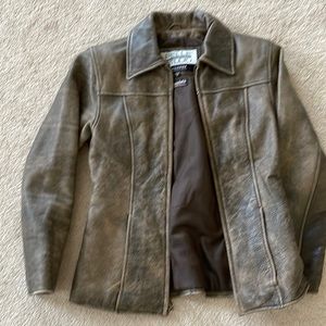Wilson brown leather jacket. Great condition.